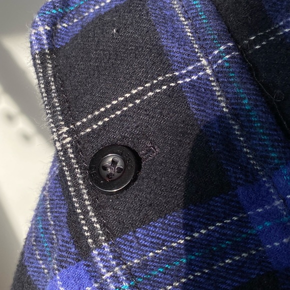 OBEY Black & Blue Flannel - Picture 4 of 8